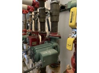A Collection Of Circulating Pumps And Flo Valves With Manifold