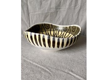 Vintage Scandinavian Pottery Bowl
