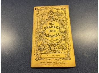 The Old Farmer's Almanac. 180th Anniversary (1792 - 1972) Edition. 160 Page Illustrated Soft Cover.