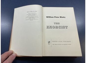 The Exorcist. By William Peter Blatty. First Edition 340 Page Hard Cover Book Published In 1971.