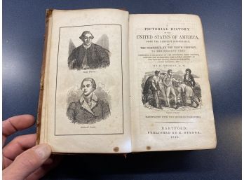 A Pictorial History Of The United States Of America. By R. Thomas. Published In Hartford 1846.