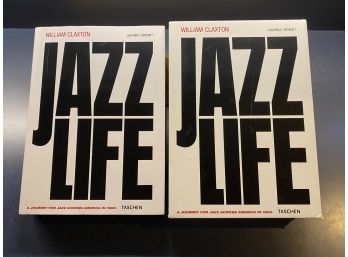 JAZZ LIFE. By William Claxton. 551 Page ILL HC Book In Slip Box. An Extraordinary Vintage Jazz Chronicle!!