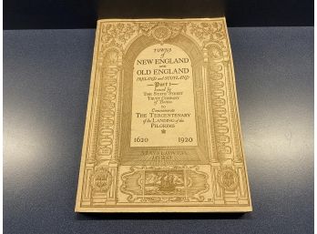 Towns Of New England And Old England. Ireland And Scotland. Part 1. 1620 - 1920. 225 Page Illustrated SC Book.