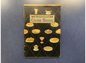 Vintage 1940s Metropolitan Cook Book. 64 Page Soft Cover Booklet.