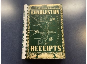 Charleston Receipts. 330 Page Illustrated Comb Bound Soft Cover Book Published In 1963.