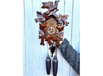 An Authentic Black Forest Cuckoo Clock - Adorable - Fabulous Christmas Gift