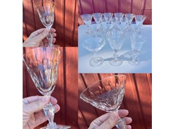 A Set Of Crystal Stemware - Classic