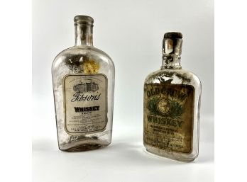 Antique Liquor Bottles Found In The Walls Of A House Built In 1905