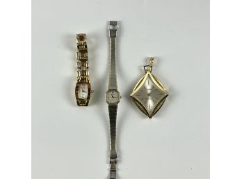 A Collection Of Women's Vintage Watches - Gold Filled