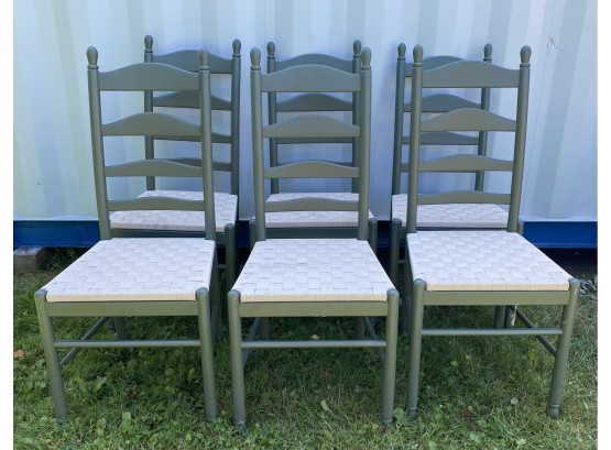Six Tape Seat Chairs