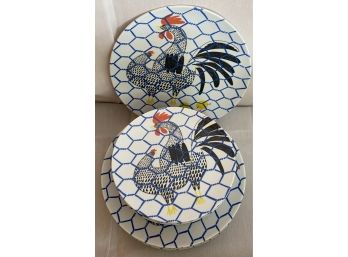 Plastic Rooster Plates