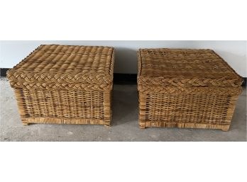 Two Wicker Chests