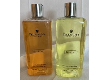 Two Bottles Of Pecksniff's Shower Gel