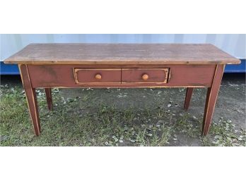 Small One Drawer Low Table