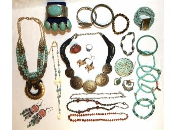 Southwest Style Collection Of Jewelry