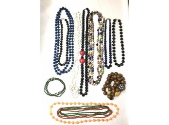 50 Collection Of Bead & Seed Jewelry