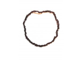 Beautifully Simple Garnet Chip Necklace