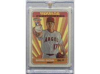 Shohei Ohtani RC 2018 Topps Heritage 'Rookie Performers' Rookie Insert