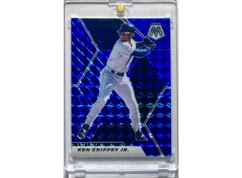 HOF Ken Griffey Jr. 2021 Panini Mosaic Baseball Blue Prizm SSP /99