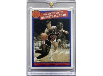 Michael Jordan RC 1984 United States Olympic Basketball Pink Back Team Rookie