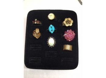 Grouping Of Vintage Estate Rings