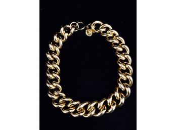 Vintage Erwin Pearl Gold-tone Link Necklace