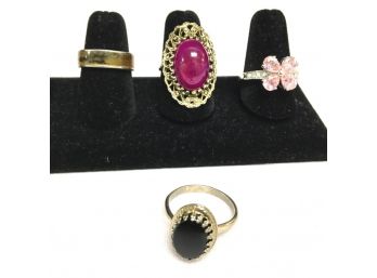 Grouping Of 4 Estate Rings