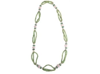 Incredible Natural Jade Multi-strand Necklace