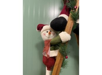 Snowmen On A Ladder Winter / Christmas Decoration