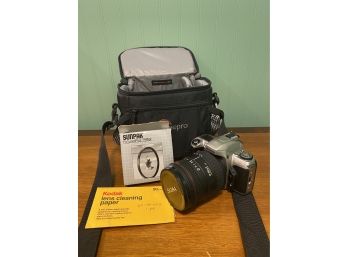 Nikon Camera With Case And Sigma Lens