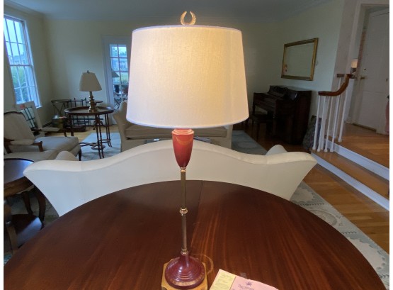 Beautiful Tole Stick Lamp $350 In 2002