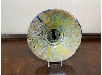 Stunning Decorative Plate Signed Follette