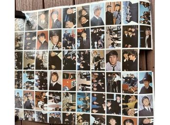 Vintage Beatles Diary Sheet Cards ~ 49 Cards ~ One Card Cut