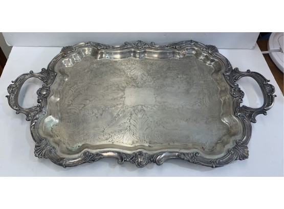 Cool Heavy Silver Tray