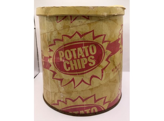 Vintage Potato Chip Container From John Boyd Co.