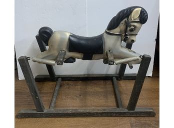 1950s The Wonder Pony Wooden Rocking Horse