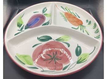 Ceramic Painted Vegetable Platter