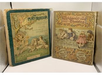 Lot Of 2 Antique 1800s Children's Books