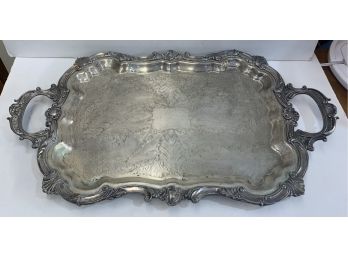 Cool Heavy Silver Tray