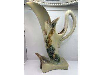 Decorative Corn Husk Ceramic Piece