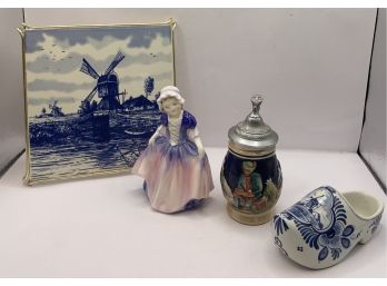 Adorable Small Collectibles Lot Including Items From West Germany And Holland
