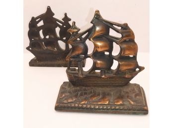 Old Iron Sides Bookends
