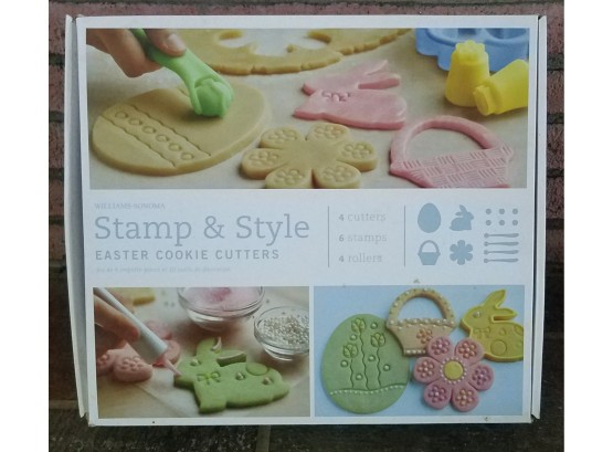 Willams-Sonoma - Easter Cookie Cutters Stamp & Style Set