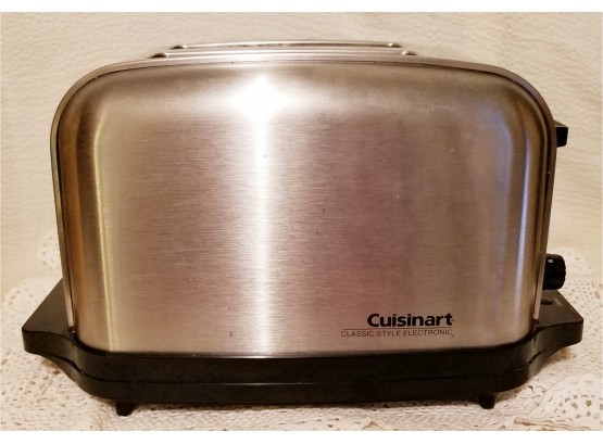 Cuisinart Classic Style Electronic Toaster  Tested & Works