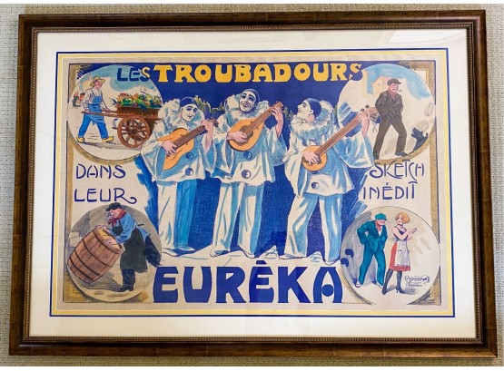 Vintage French  EUREKA Poster