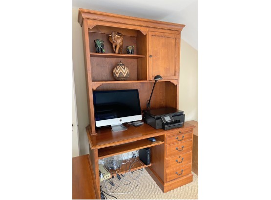 Ethan Allen Desk With Hutch