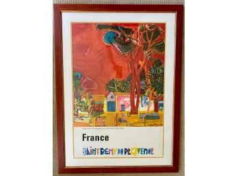 Framed French Museum Poster