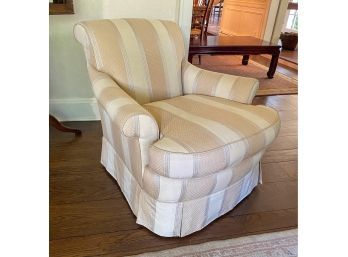 O'Henry House Custom Chair With Kick Pleat Skirt