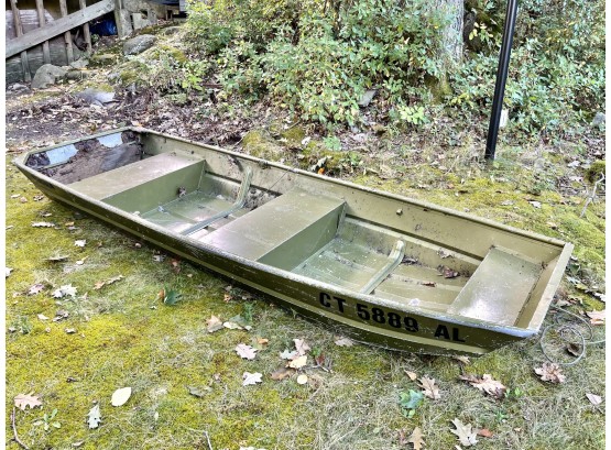 11' Flat Bottom Aluminum Row Boat