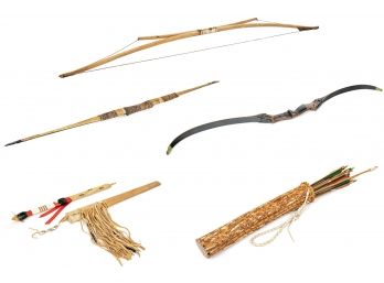 Collection Of Three Bows With Arrows